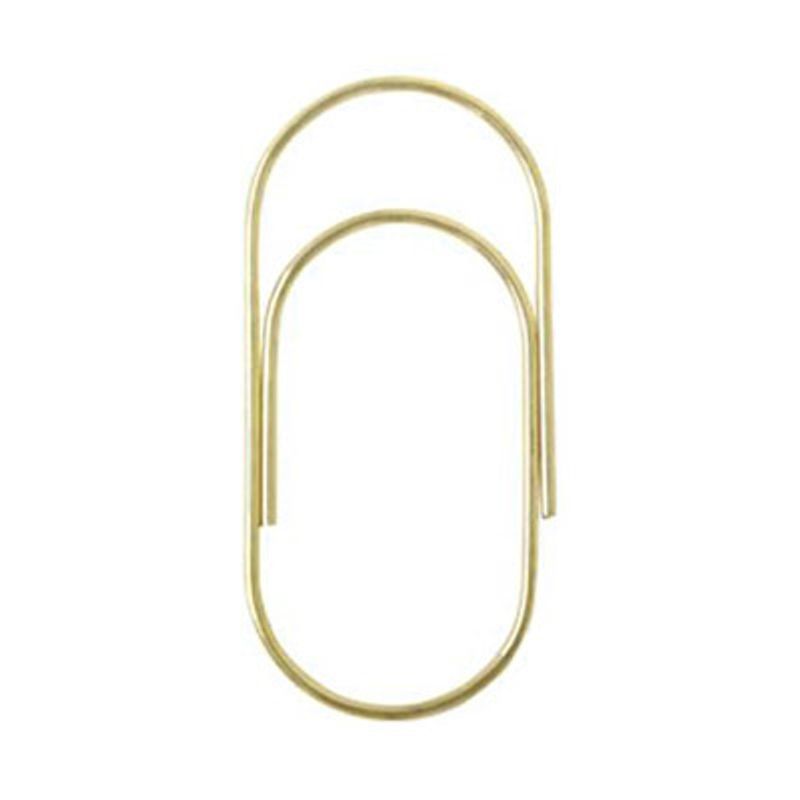 Paperclips goud 50 mm | 10 stuks