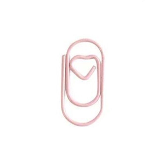 Main Image Paperclips met hartje roze 20 mm | 100 stuks